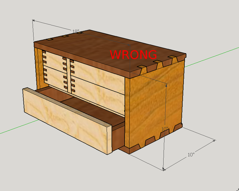 rendering of chest with bottom drawer open and new bottom drawer